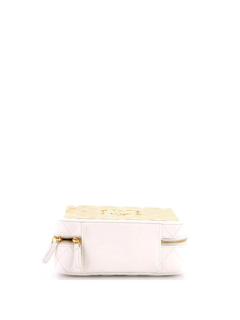 Chanel Golden Plate Vanity Case Quilted #327265C47B